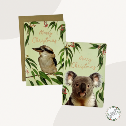 Eucalyptus Animals Premium Charity Christmas Cards 