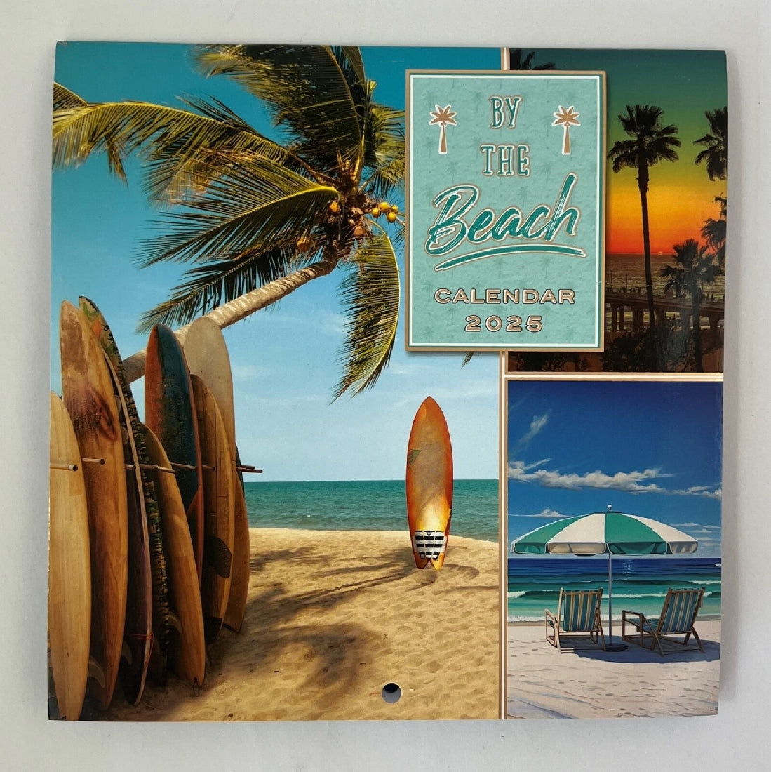 2025 By The Beach Mini Wall Calendar