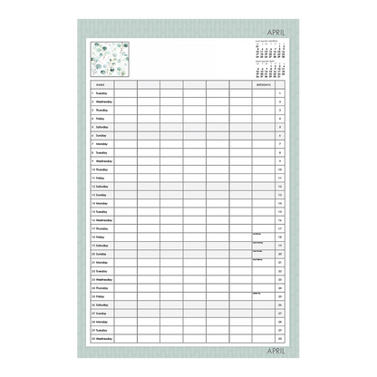 2025 Family Planner Botanical