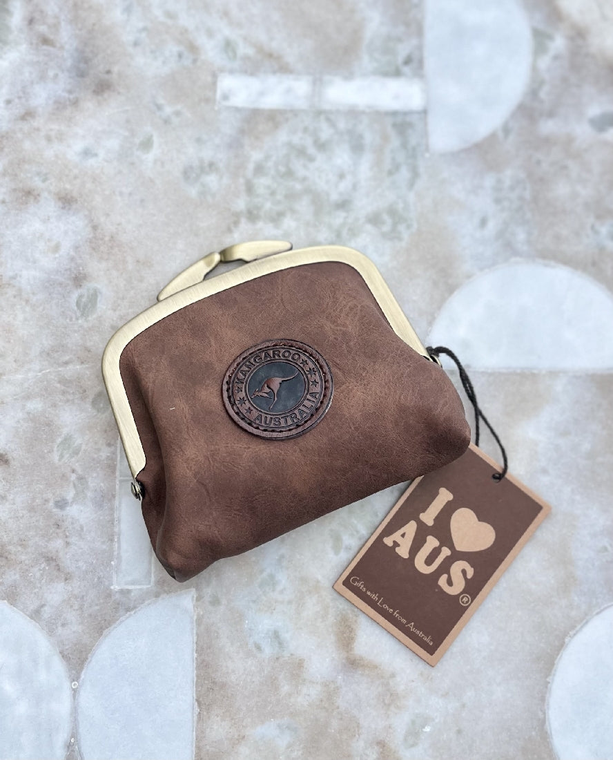 Australian Kangaroo Coin Bag