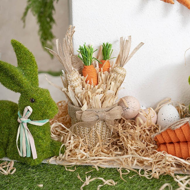 Straw Carrot Basket