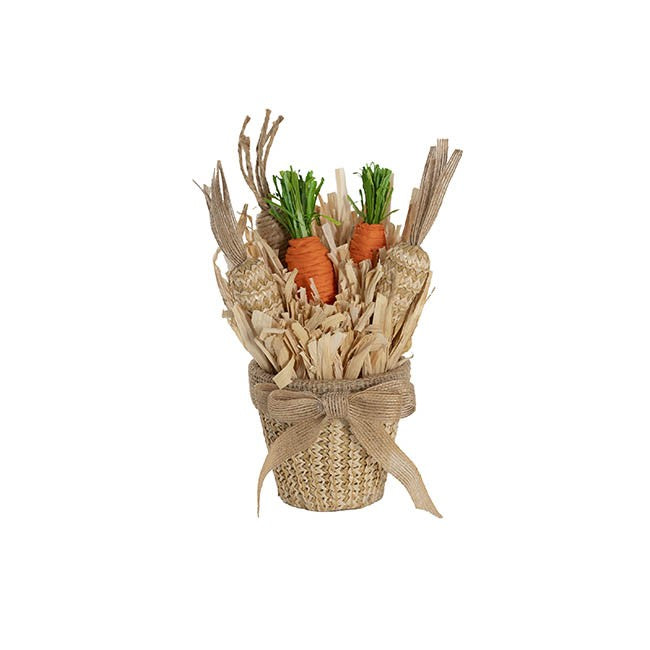 Straw Carrot Basket