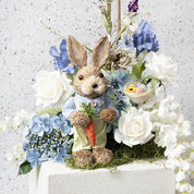 Carrot Farmer Straw Bunny