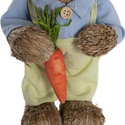 Carrot Farmer Straw Bunny