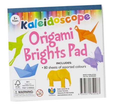 Kaleidoscope Origami Brights Pad