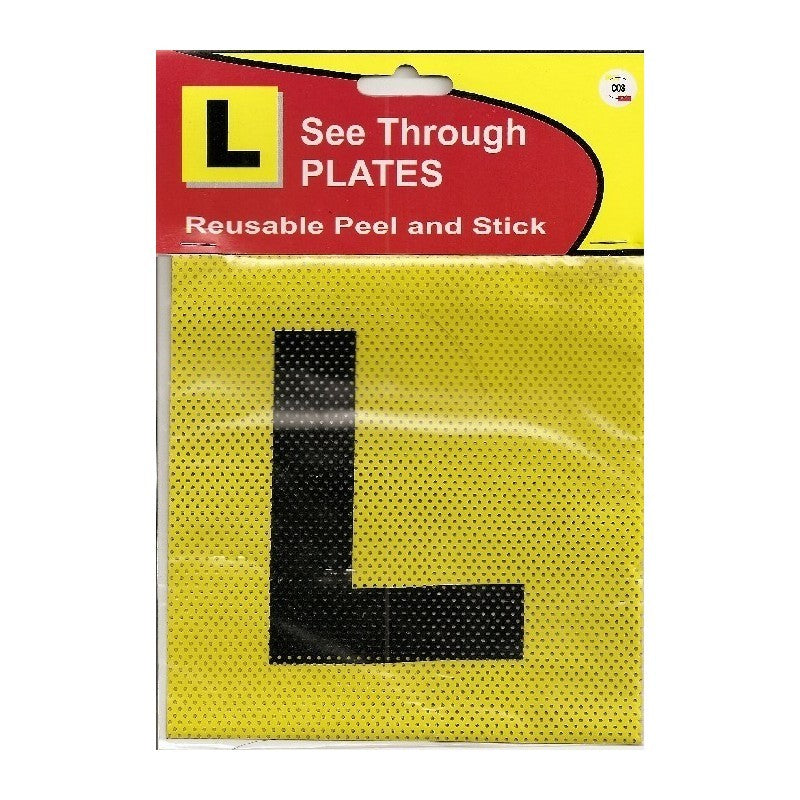 Transparent L Plates