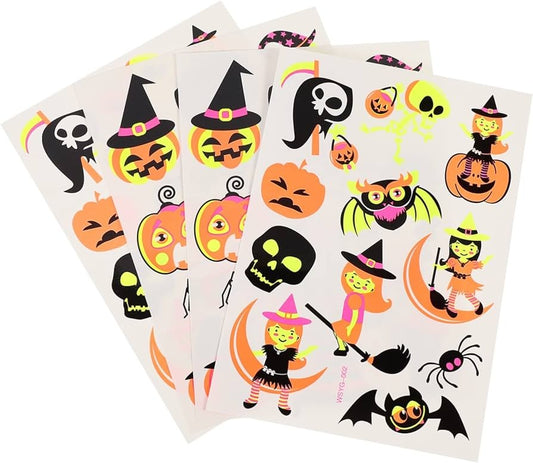 Fluro Halloween Stickers