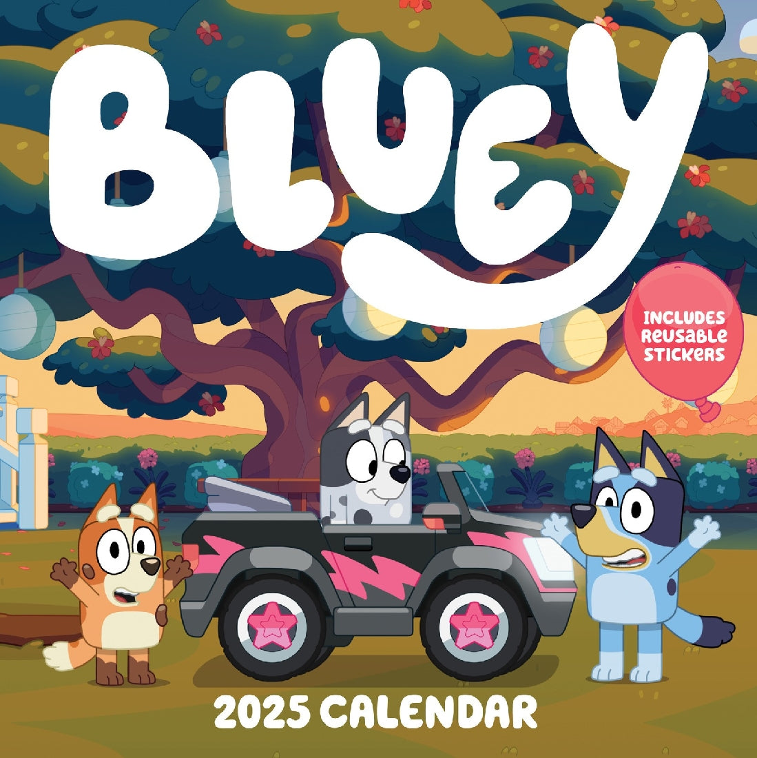 2025 12 Month Bluey Wall Calendar