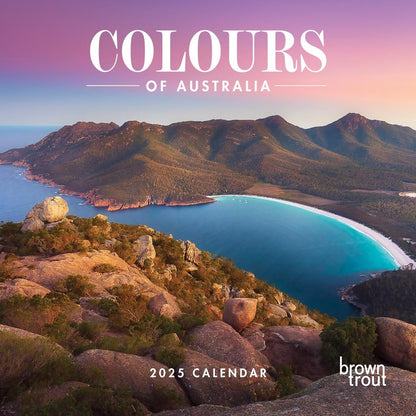 2025 12 Month Colours Of Australia Wall Calendar