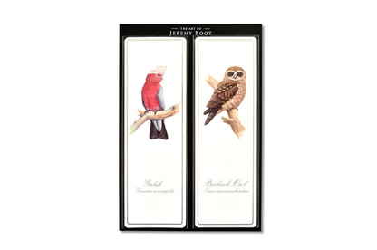 Jeremy Boot's Galah & Owl Bookmark Pairs