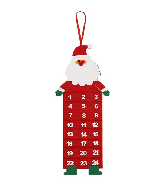 Felt Santa Christmas Advent Calender