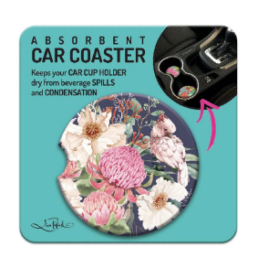 Lisa Pollock Ceramic Car Coaster
