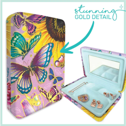 Lisa Pollock Jewellery Case [dsgn:sunny Butterflies]