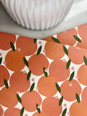 Oranges Wrapping Paper Sheet