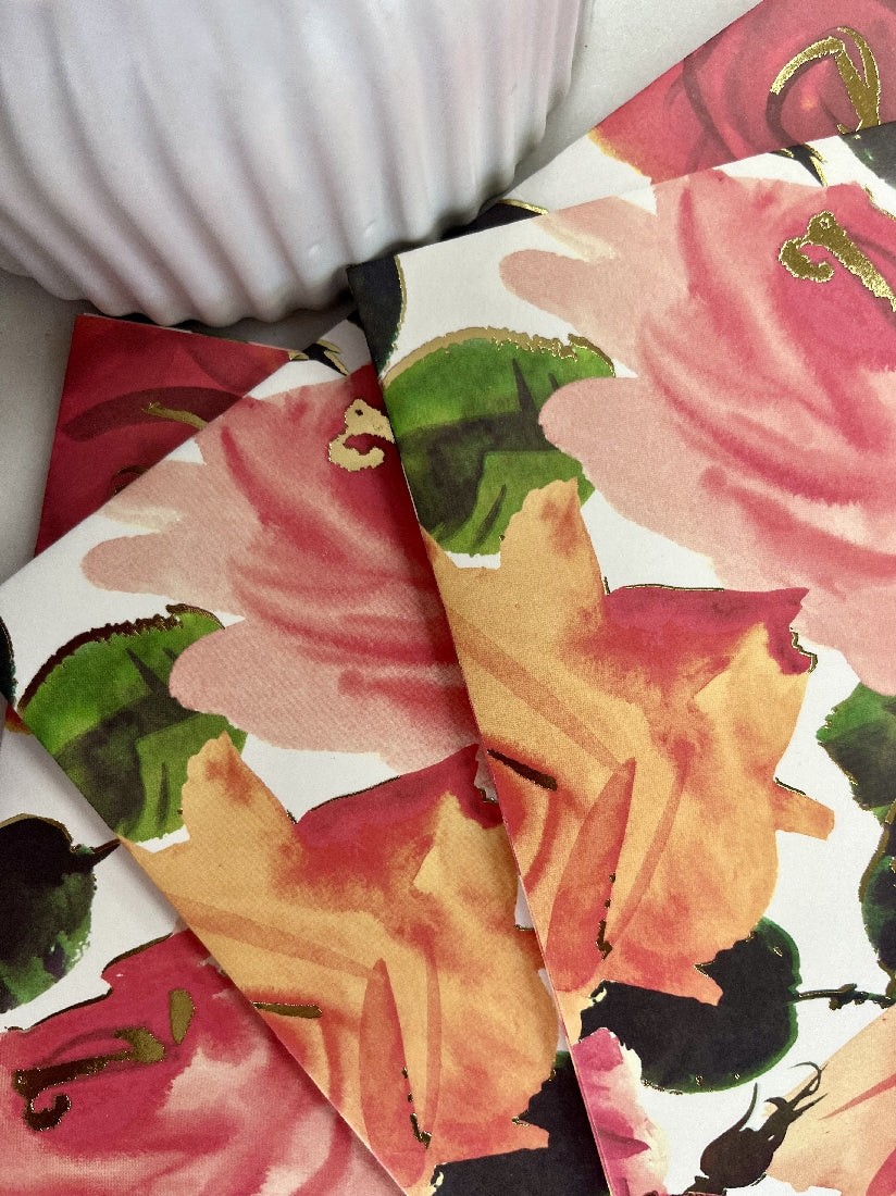 Floral Garden Wrapping Paper Sheet