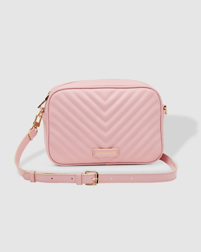 Louenhide Anastasia Quilted Crossbody Bag [clr:pale Pink] 