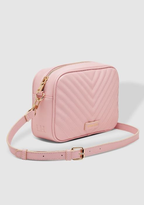 Louenhide Anastasia Quilted Crossbody Bag [clr:pale Pink] 