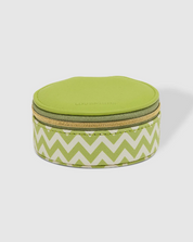 Louenhide Sisco Jewellery Box [clr:chevron Lime]