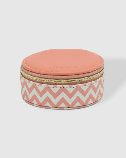 Louenhide Sisco Jewellery Box [clr:chevron Peach]