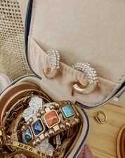 Louenhide Beau Jewellery Box [clr:velvet Navy]