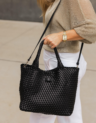 Louenhide Cruiser Woven Tote Bag [clr:black]