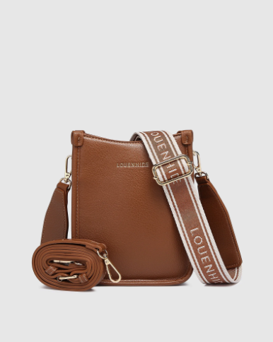 Louenhide Parker Logo Phone Bag [clr:tan]