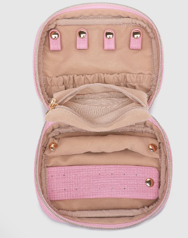 Louenhide Rita Jewellery Case [clr:pastel Pink]