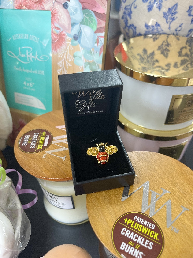 Little Bright Bee Brooch