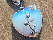 Wildside Gifts Opalite Heart Pendant