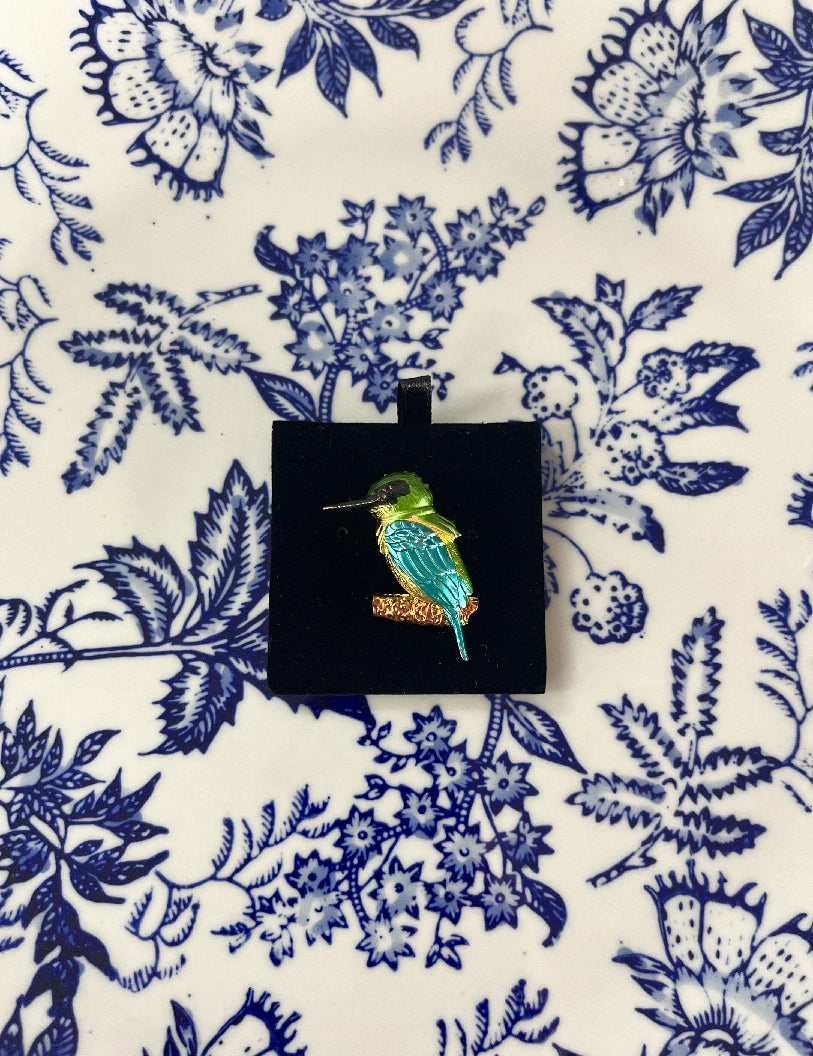 Kingfisher Brooch 