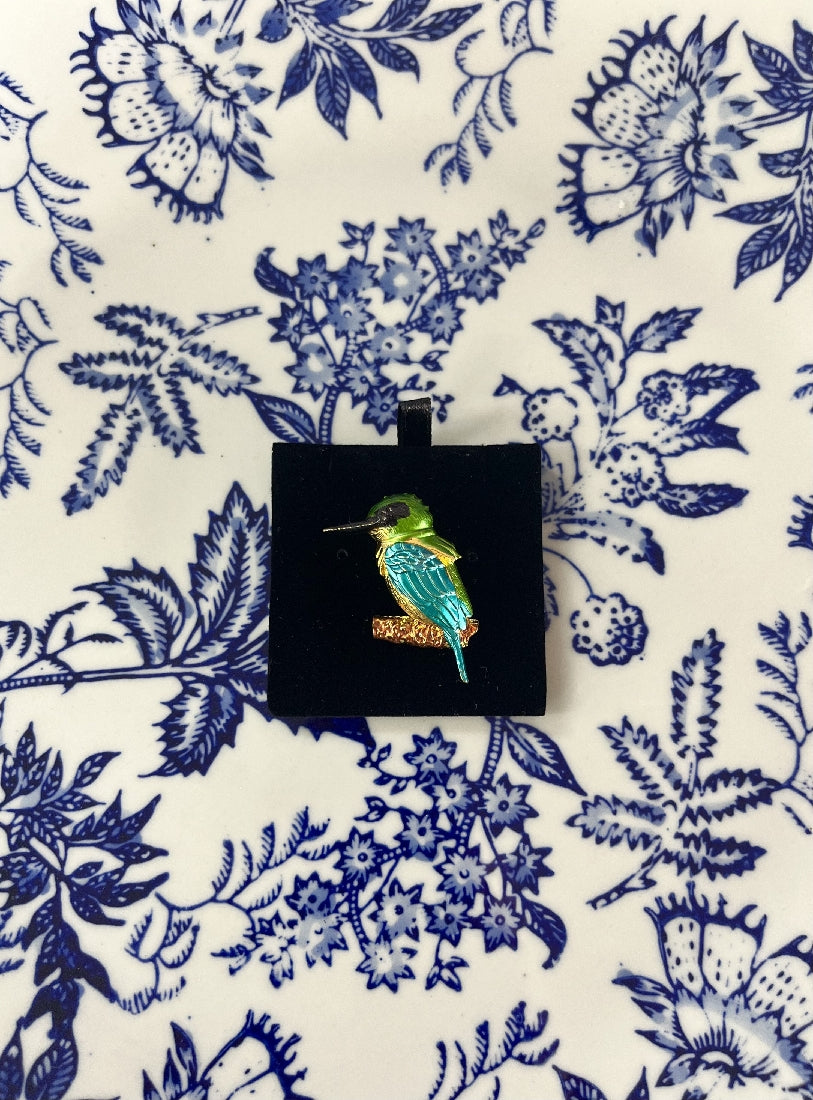 Kingfisher Brooch 