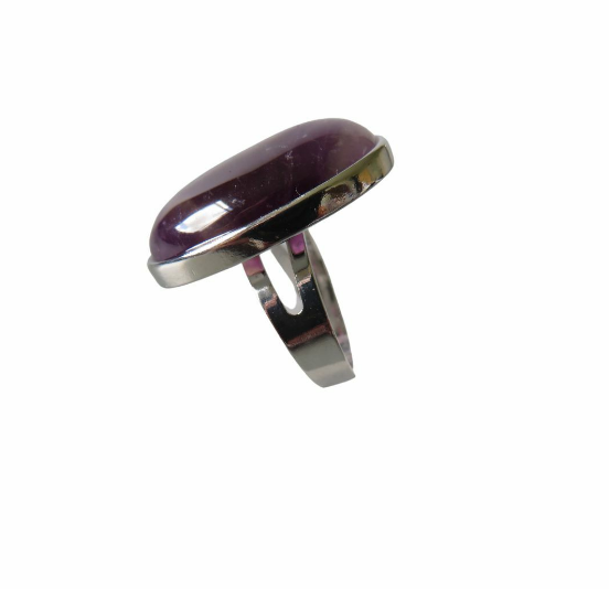 Wildside Gifts Amethyst Oval Ring 