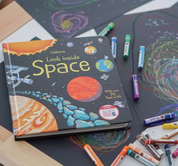 Usborne's Lift-the-flap Look Inside Space