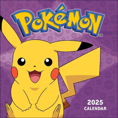 2025 12 Month Pokemon Mini Calendar