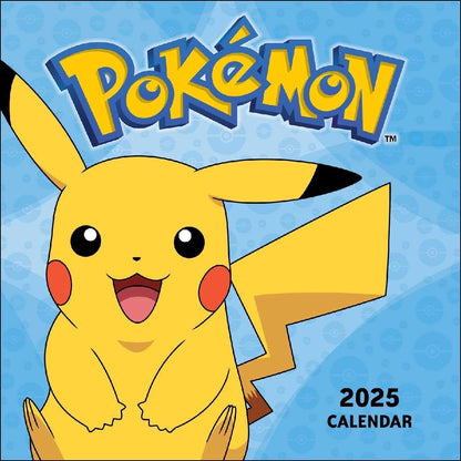 2025 12 Month Pokemon Wall Callendar