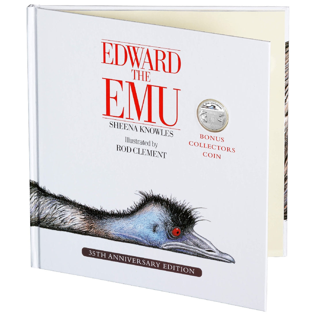 35th Anniversary Of Edward The Emu 2023 20c Cuni Coloured Uncirculated Coin Special Edition Book