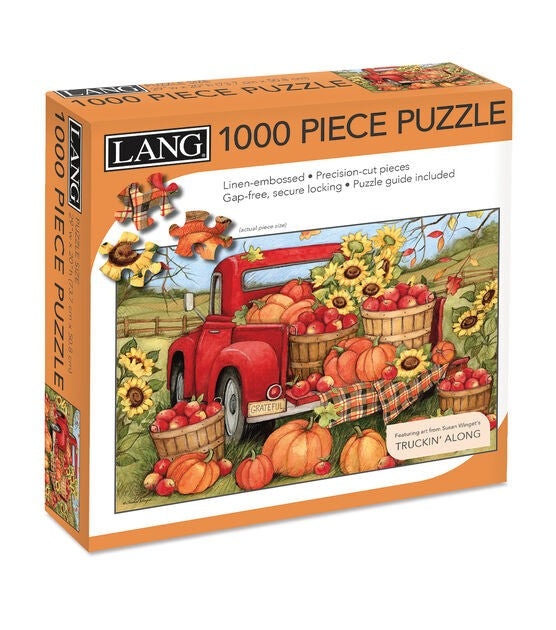 Susan Winget's Harvest Truck Puzzle 1000pc