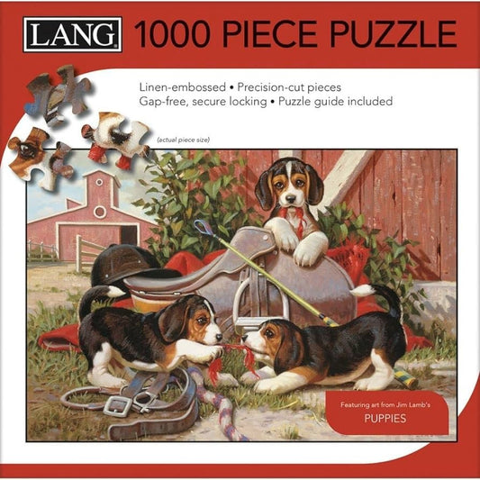 Jim Lamb's Saddling Up Puzzle 1000pc