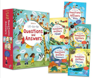 Usborne: Lift-the-flap Questions & Answers (5 Books)