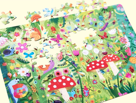 Usborne: Book & Puzzle Set Bugs Illustration 100pc