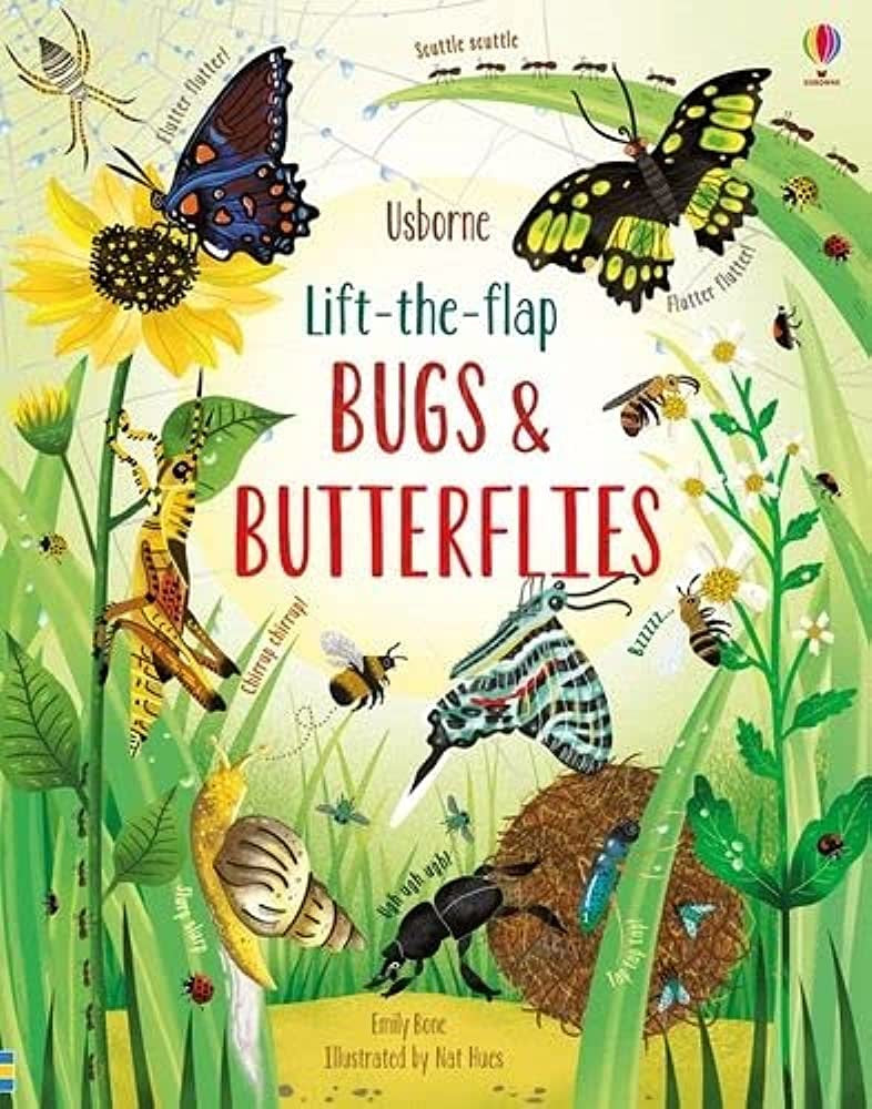 Usborne's Lift-the-flap Bugs & Butterflies