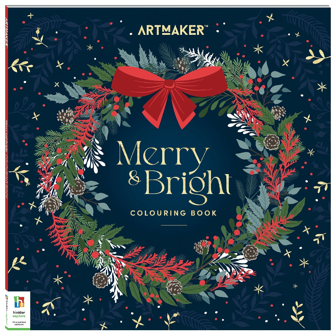 Art Maker Merry & Bright Colouring Book 