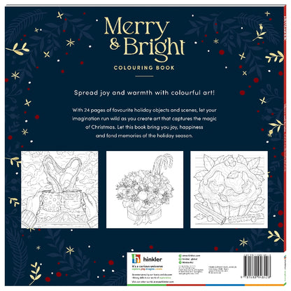 Art Maker Merry & Bright Colouring Book 