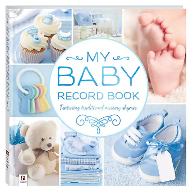 My Baby Record Book Blue