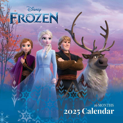 2025 16 Month Disney Frozen Wall Calendar