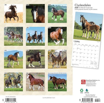2024 Clydesdales Calendar