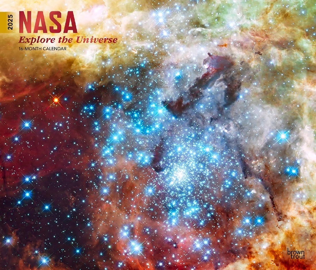 2025 16 Month Nasa Explore The Universe Wall Calendar