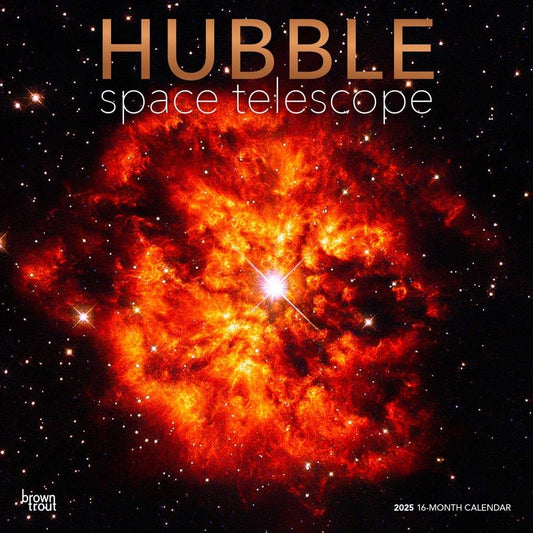 2025 16 Month Hubble Space Telescope Wall Calendar