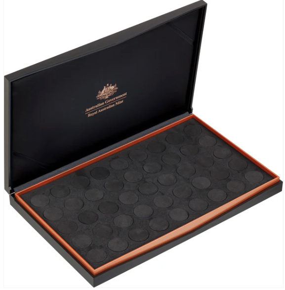 Coin Presentation Case Prem Bronze Trim