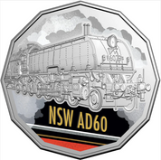 2025 Steam Giants Uncirculated 50 Cent Coloured Set Of 7